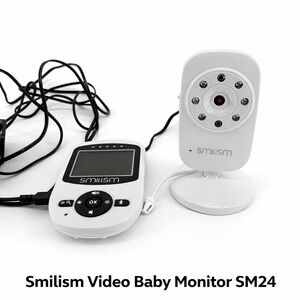 Smilism Video Baby Monitor SM24 Digital Wireless Camera Night Vision TwoWay Talk